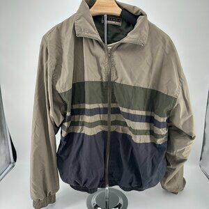 Vintage GenERRA Sport Mens Windbreaker Jacket Colorblock 90s Style Size M